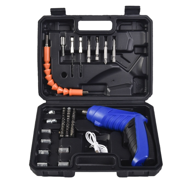 Электрическая отвертка 3.6V, 47 предметов, 3.5 Н/м