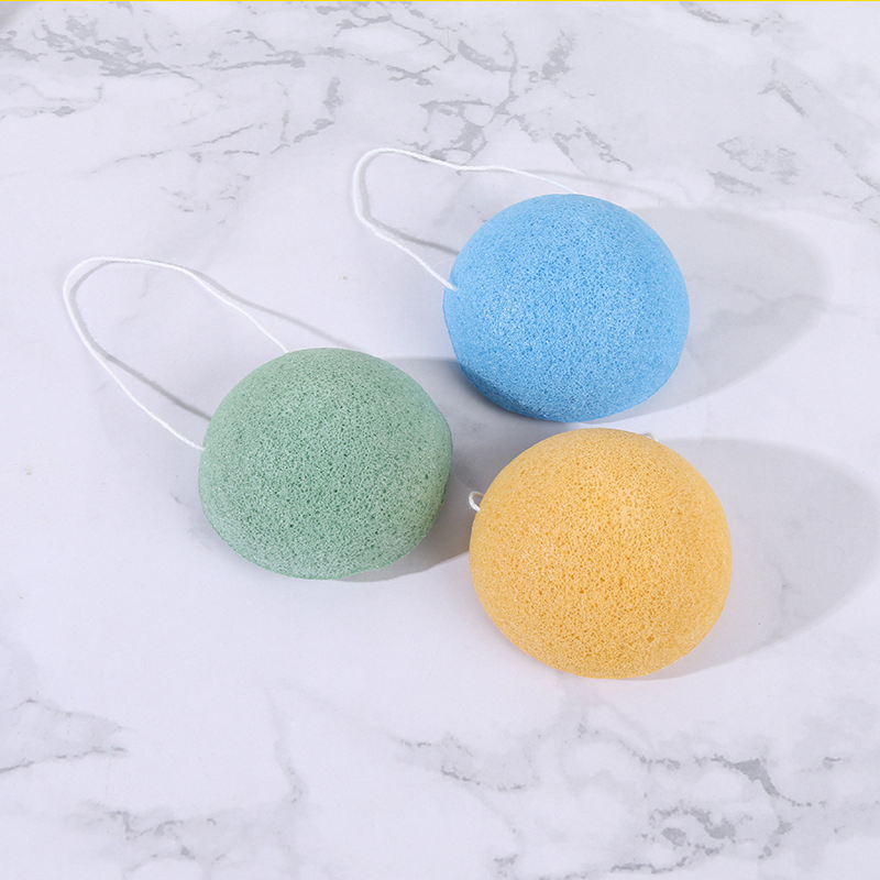 Facial Cleaning Konjac Bath Cosmetic Sponge Blender Kitchen Reusable Makeup Face Clean Shower Puff