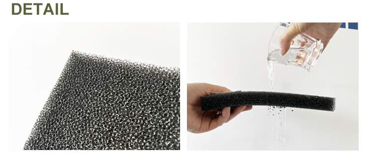 Vertical Zip Grow Tower Porous Anti-Biotic Organic Polyurethane Filter Foam Polyurethane Foam