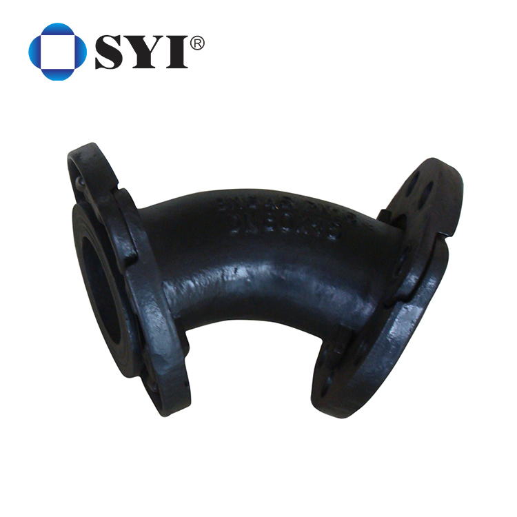 Ductile Iron Loosing Epoxy Powder Coating Flanged Pipe Fittings