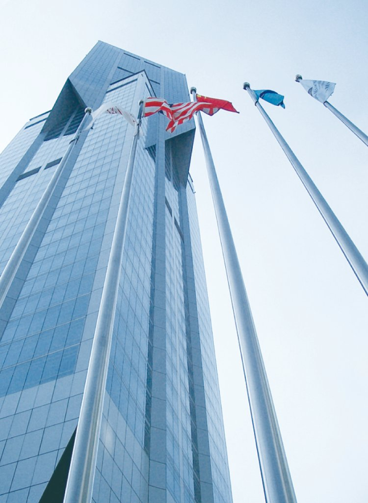 Aluminum Flag Mast with Powder Coating for Outdoor Use