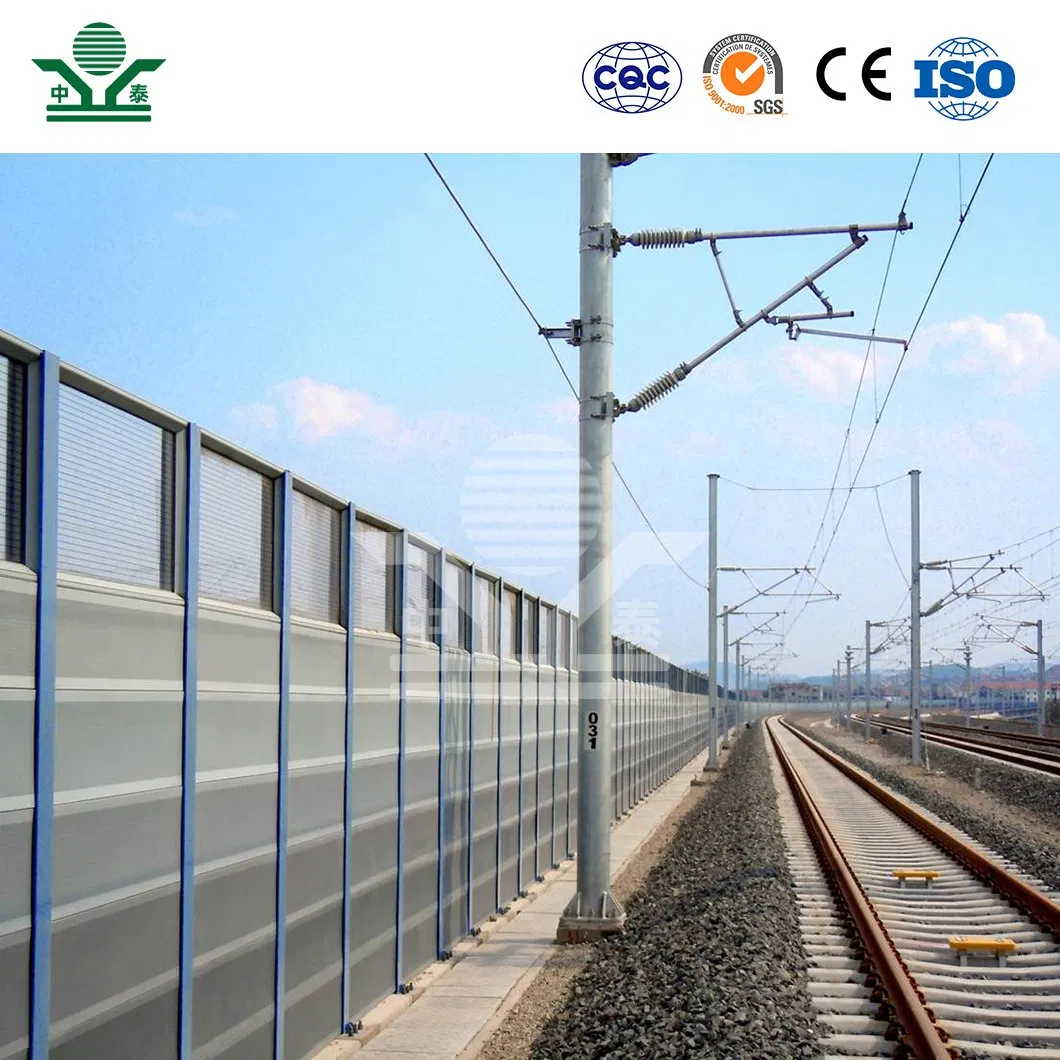 Zhongtai Quiet Walls 48 in X Sound Barrier China Wholesalers Echo Barrier 1.0mm Thickness Railway Noise Barrier