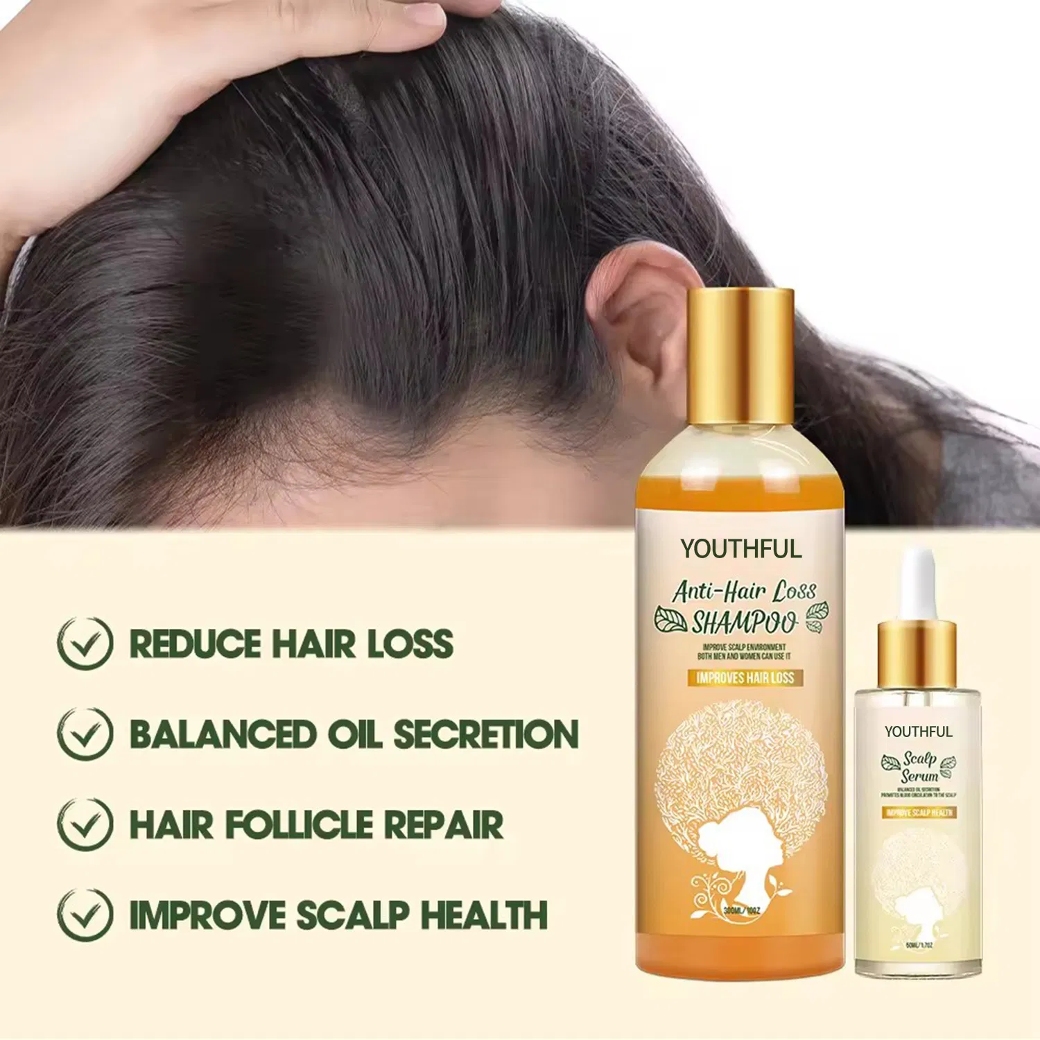 Hair Treatment Products Anti Hair Loss Scalp Oil Control Serum