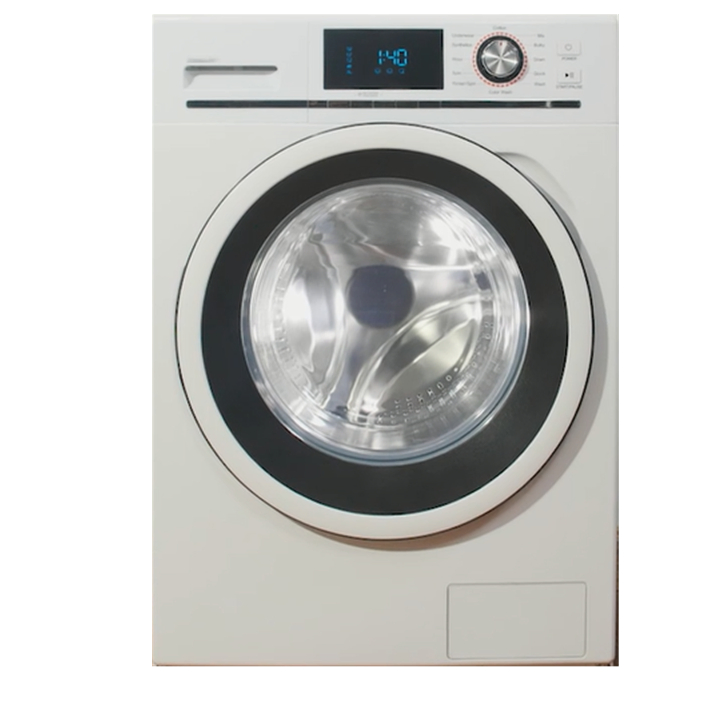 Eco-Friendly 10 Kg Inverter Front Load Washer in Stylish White or Silver