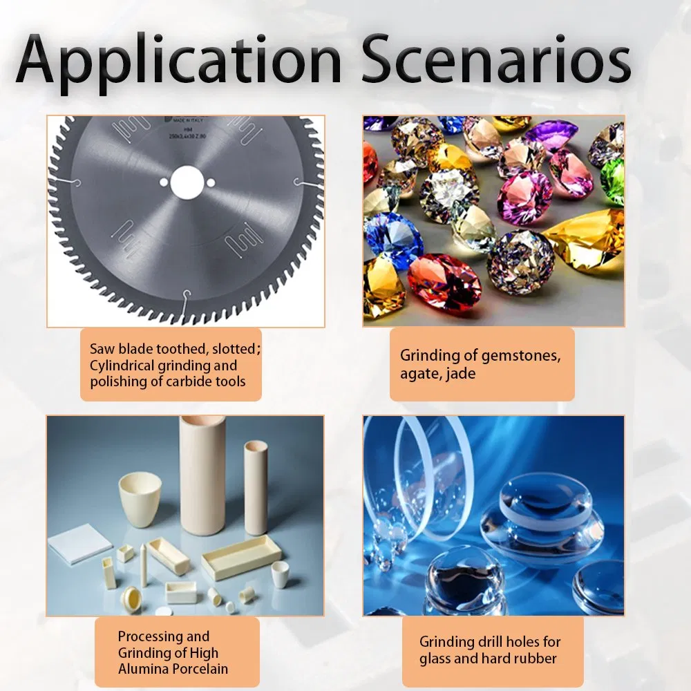 Single Bevel Alloy Grinding Wheel Electroplated Diamond Grinding Wheel Tct Saw Blade Grinding Wheel