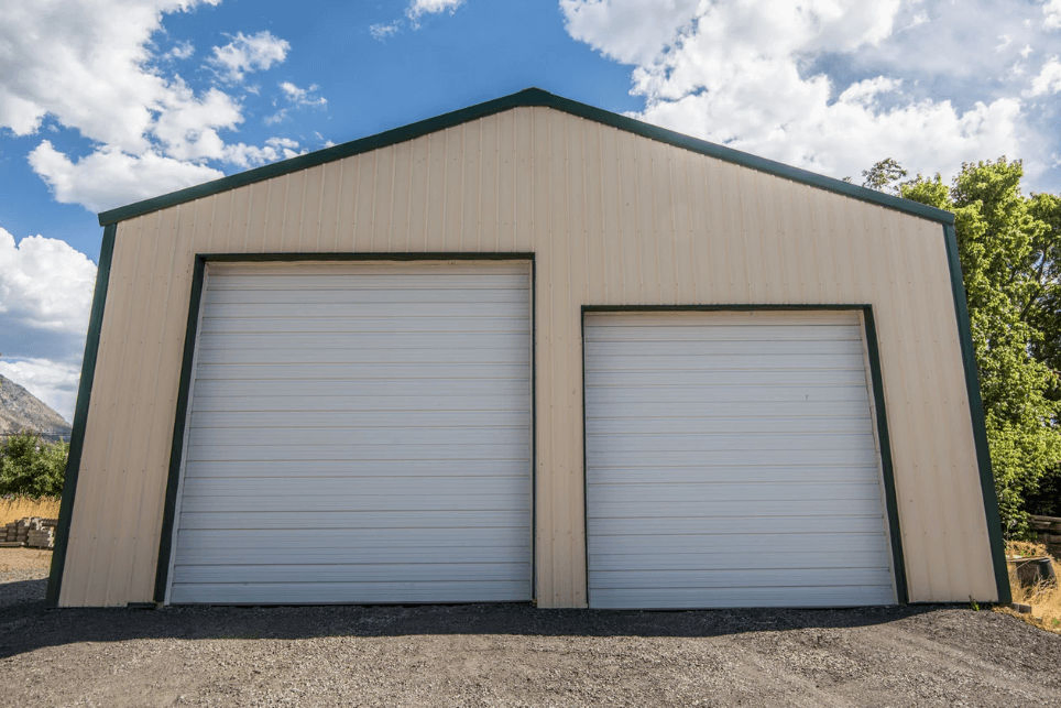 Double Slope Metal Carports Cheap Metal Garages for Sale