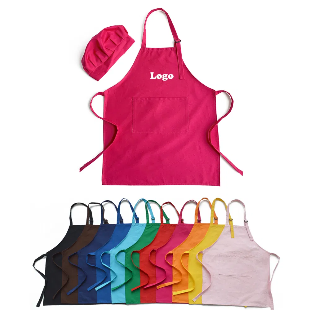 Custom Long Sleeves Waterproof Drawing Apron Wholesale Kitchen Apron