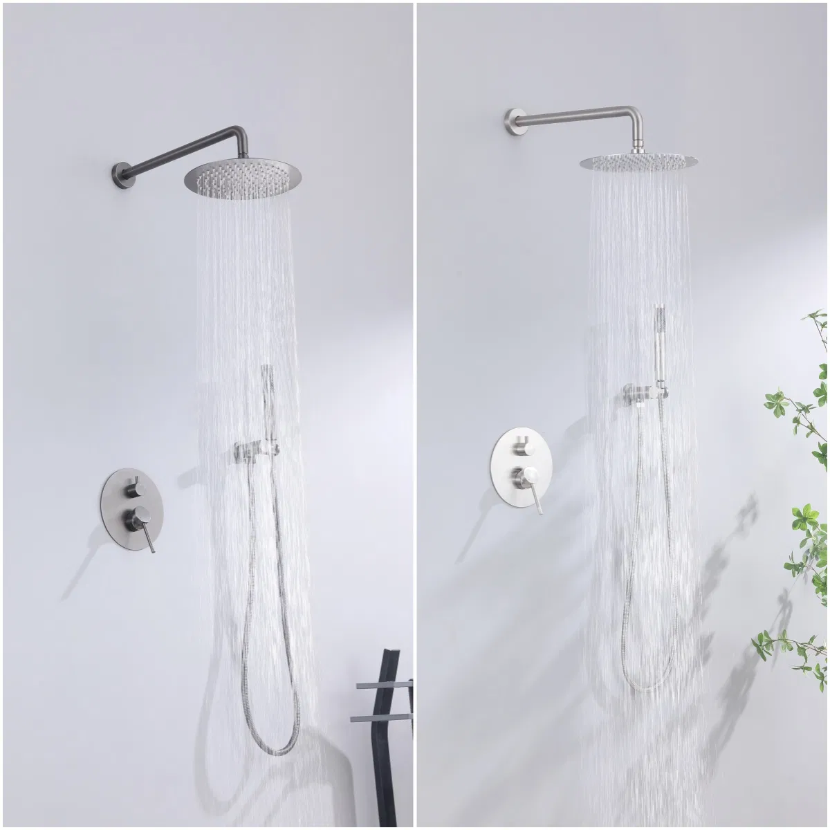 Настенная душевая лейка в современном стиле