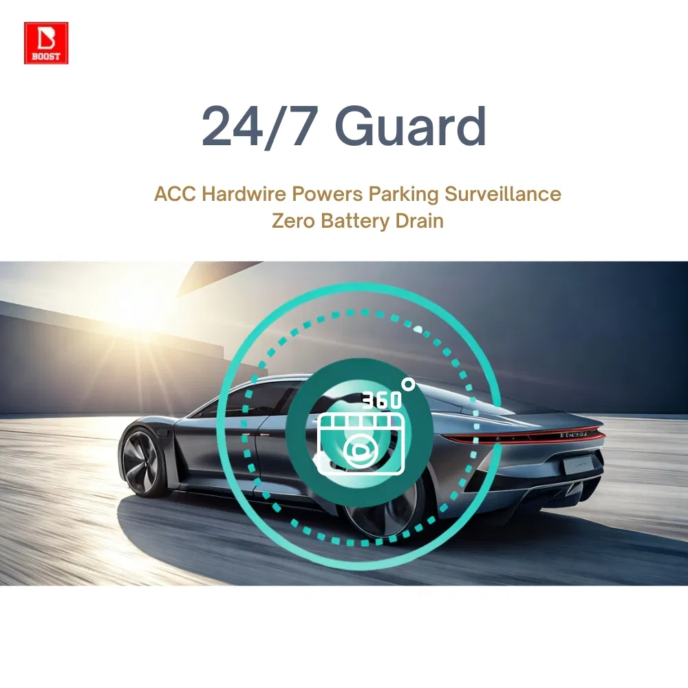 4K Dual Dash Cam with GPS and Streaming Mirror Display