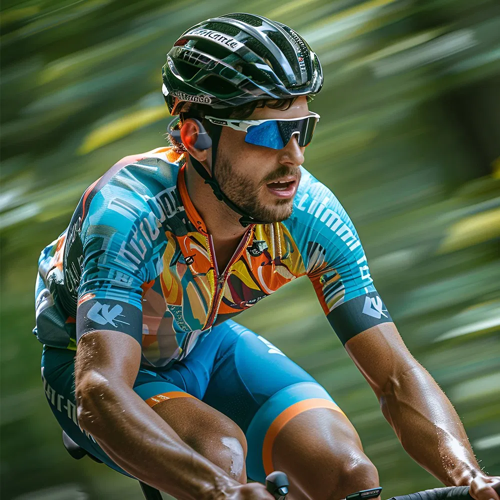 Es-988 Seahorse Design Bone Conduction Headset Sport Headband Headphone Waterproof Ipx8 Swimming Earphone