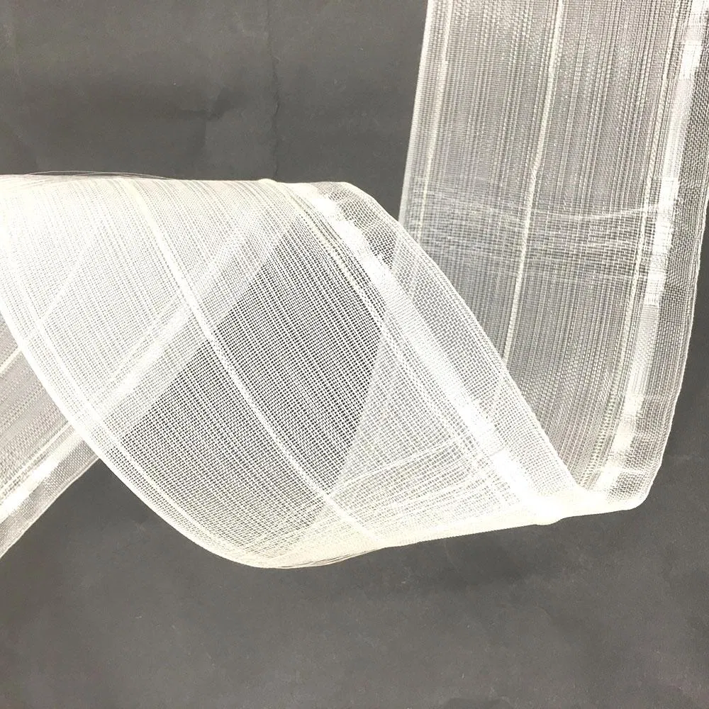 Hot Selling White Polyester Nylon Curtain Tape Transparent Curtain Pleat Tape