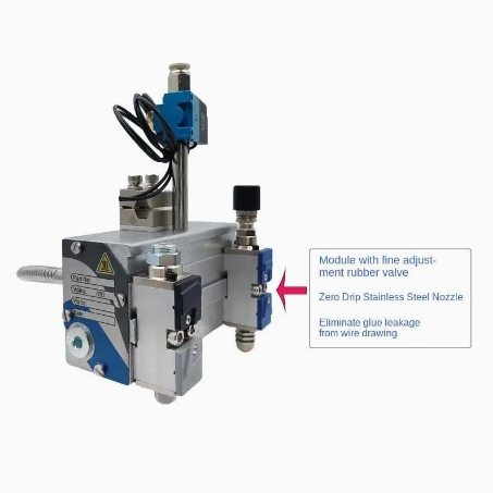Automatic Double Glue Valve 8575110 Replacement for Hot Melt Gun Fine-Tuning Zero-Drop for Glue Guns