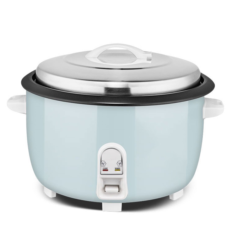 China Factory Light Blue Mechanical Electric Rice Cooker Stainless Steel Lid for Commercial Use