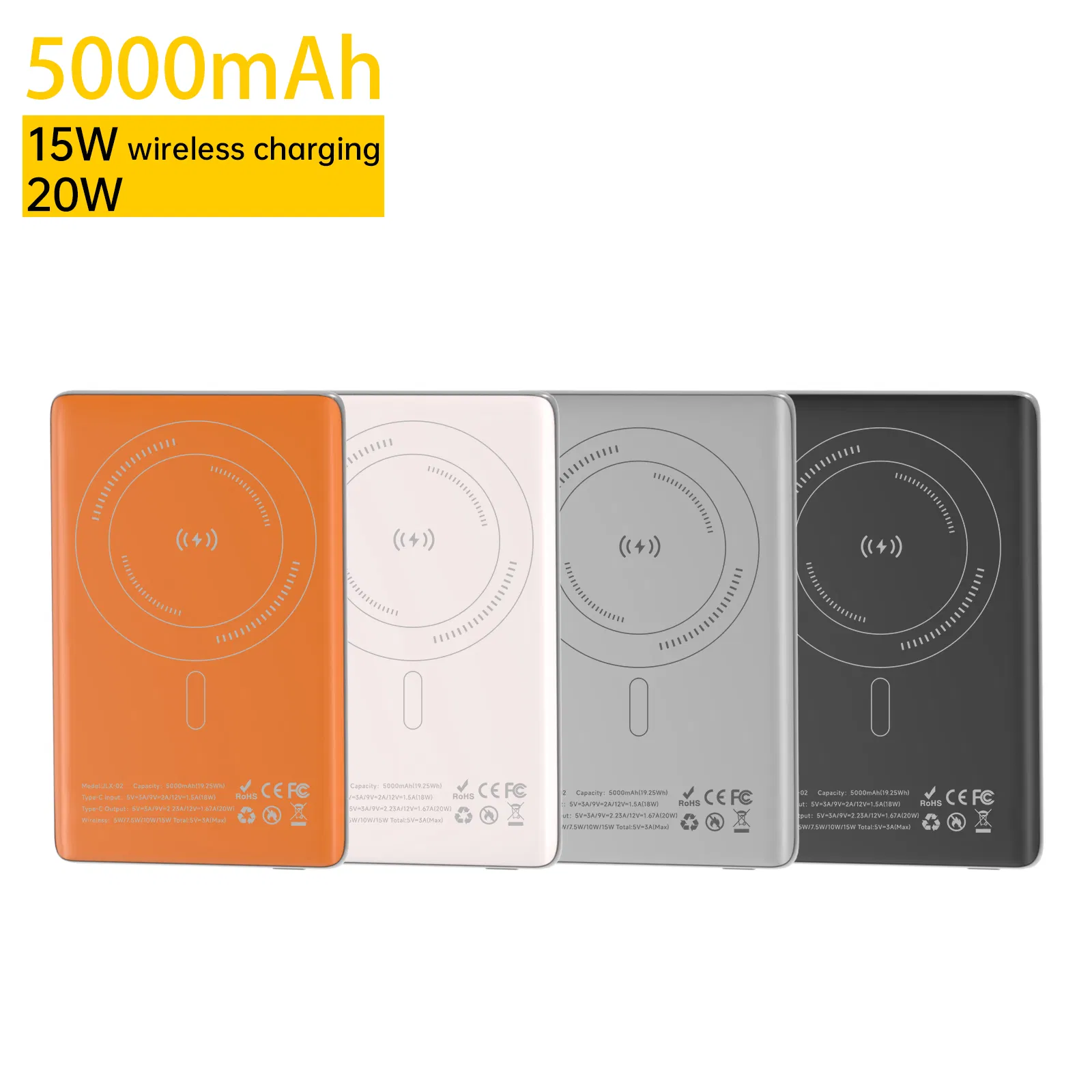5000mAh Magsafe Power Bank 0.7cm Slim Design Pd 20W Fast Charging