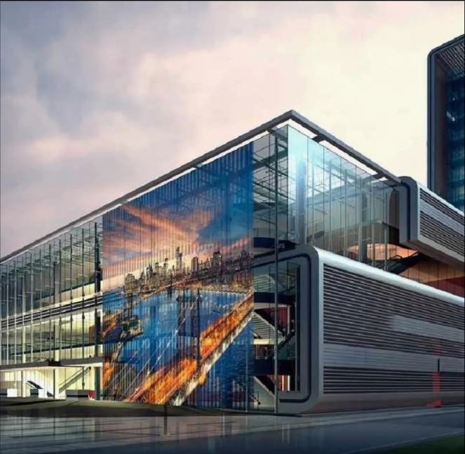 Transparent LED Display Building Wall Window Indoor Outdoor LED Display Screen for Shopping Mall