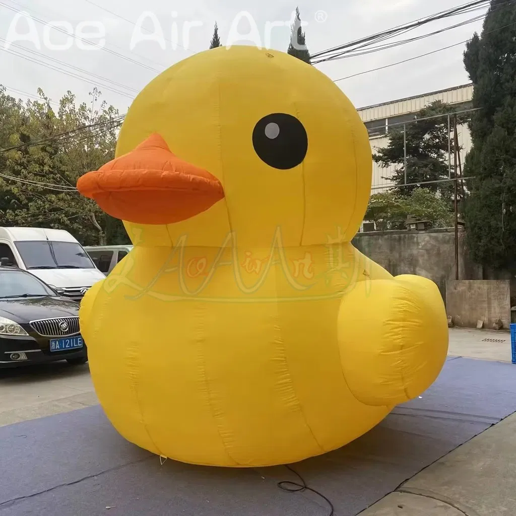 Outdoor Events Advertising Inflatables Yellow Duck Balloon Material with Blower