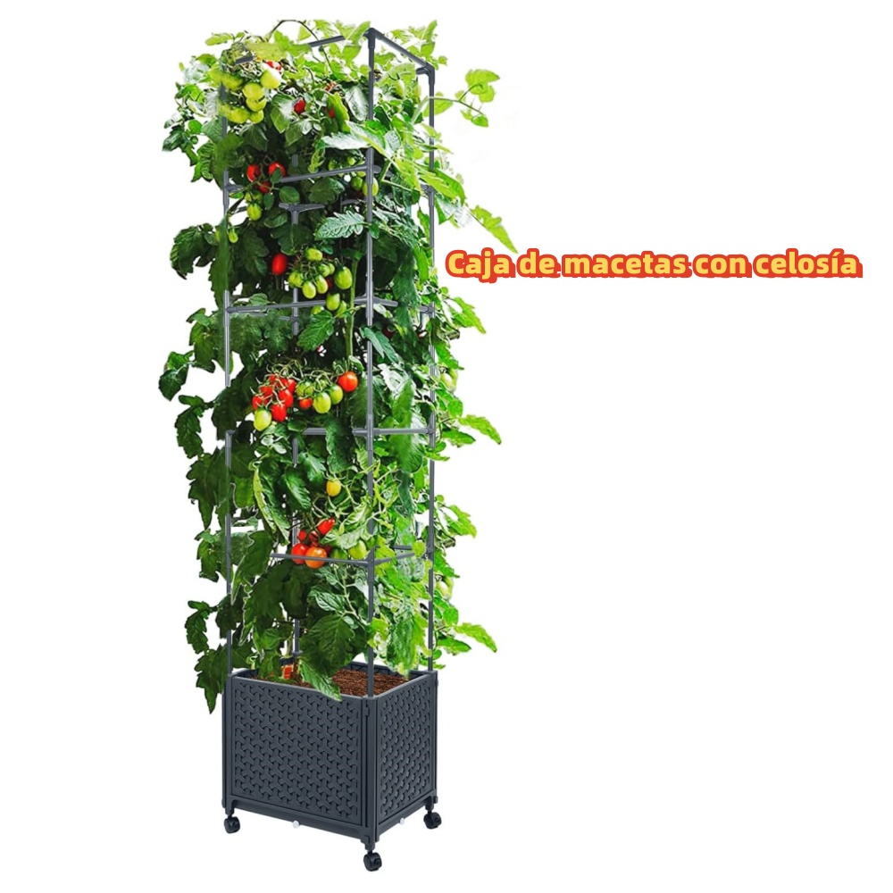 Домик садовый балконный передвижной с решеткой колесами