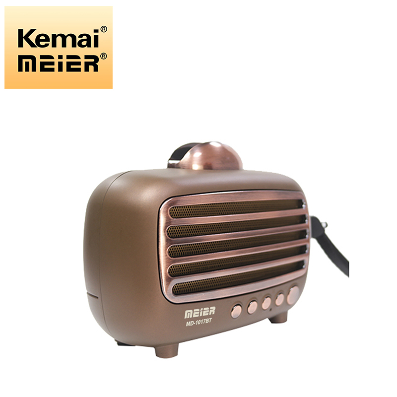 High Quality Fashion Design Classic Retro Radio Am/FM/Sw 3 Bands Small Portable Radio with Solar Panel USB/TF Music Player