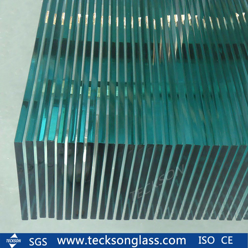 Safety Toughened Tempered Glass with Round Edge for Building