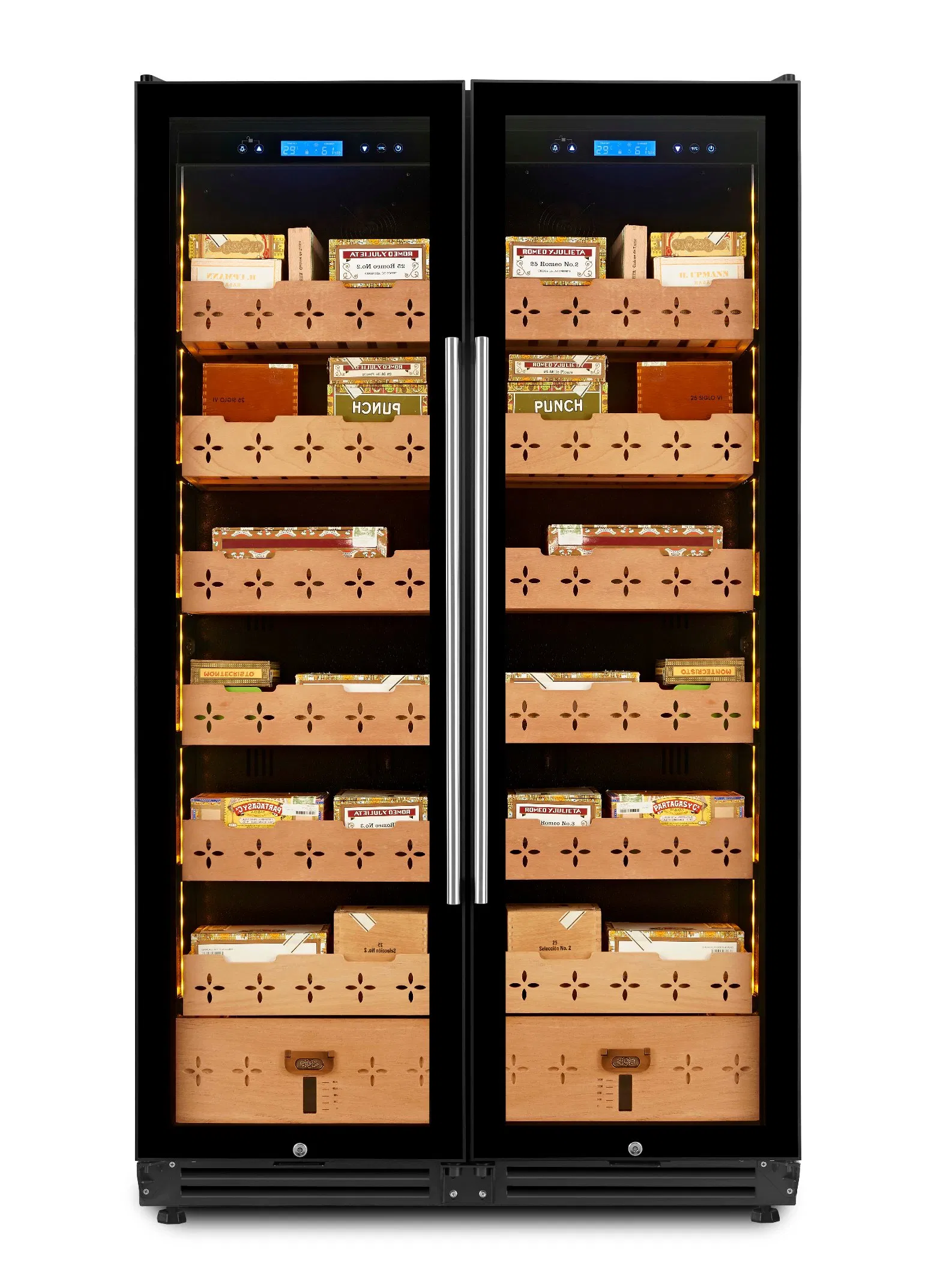 508L Refrigerator Humidor Wholesale Cigar Humidor Humidity Controlled Cigar Humidor Quiet Operation Electric Cigar Humidor