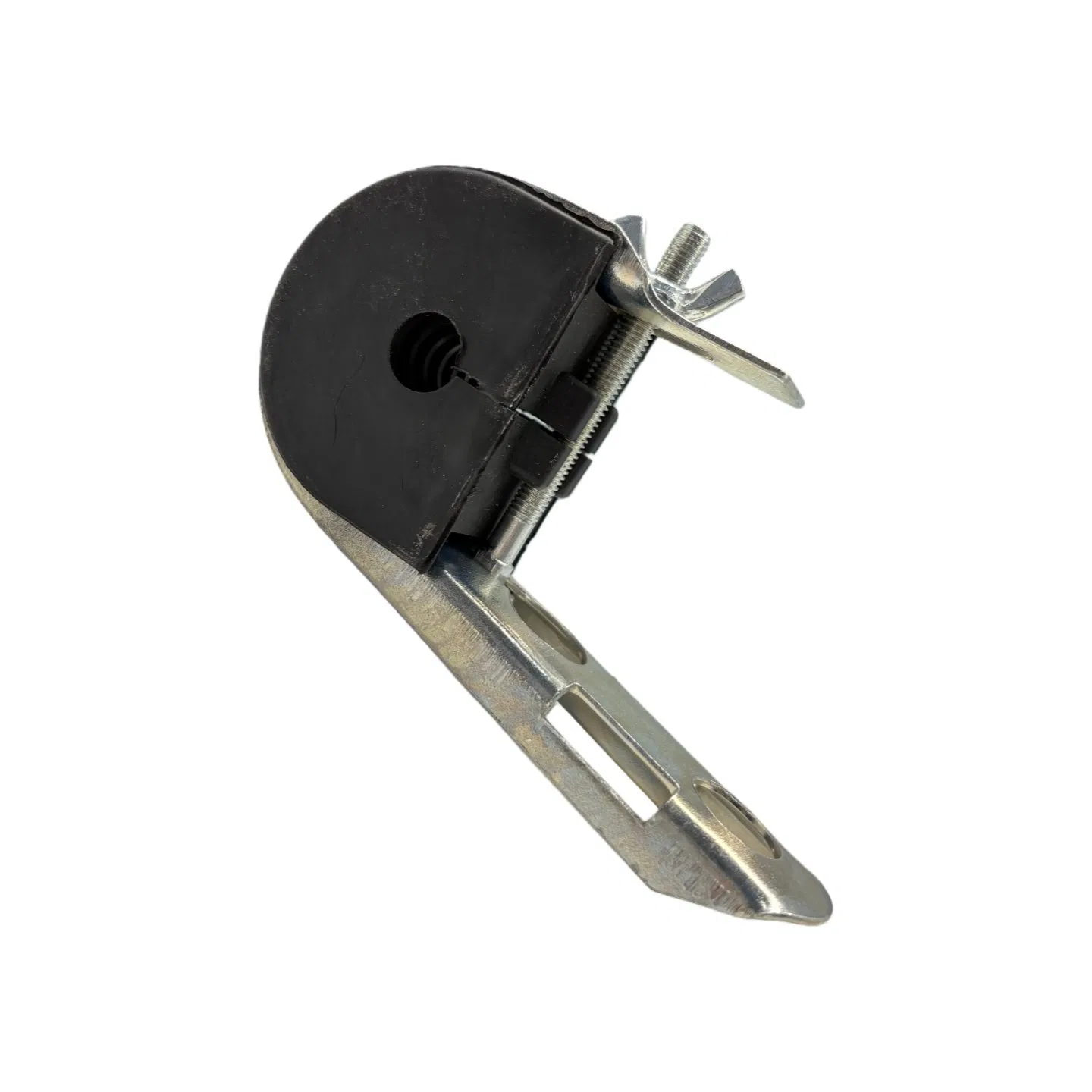 Outdoor J Hook Bridge Aerial Clamp FTTH Fiber Optic ADSS Cable Installation Clips