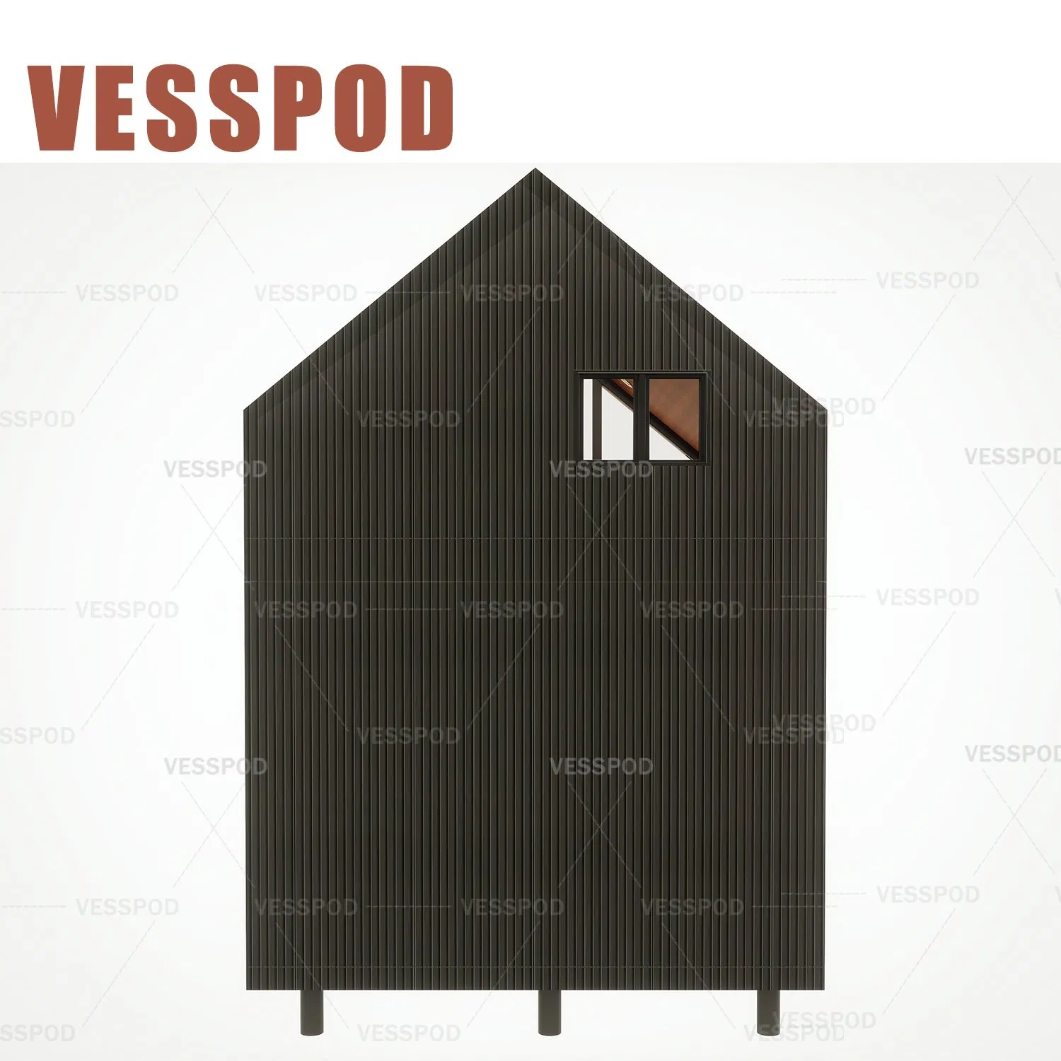 2025 New European Standard Modern Tiny House Prefab Luxury Triangle House a Frame House Resort in Forest Prefab Villa