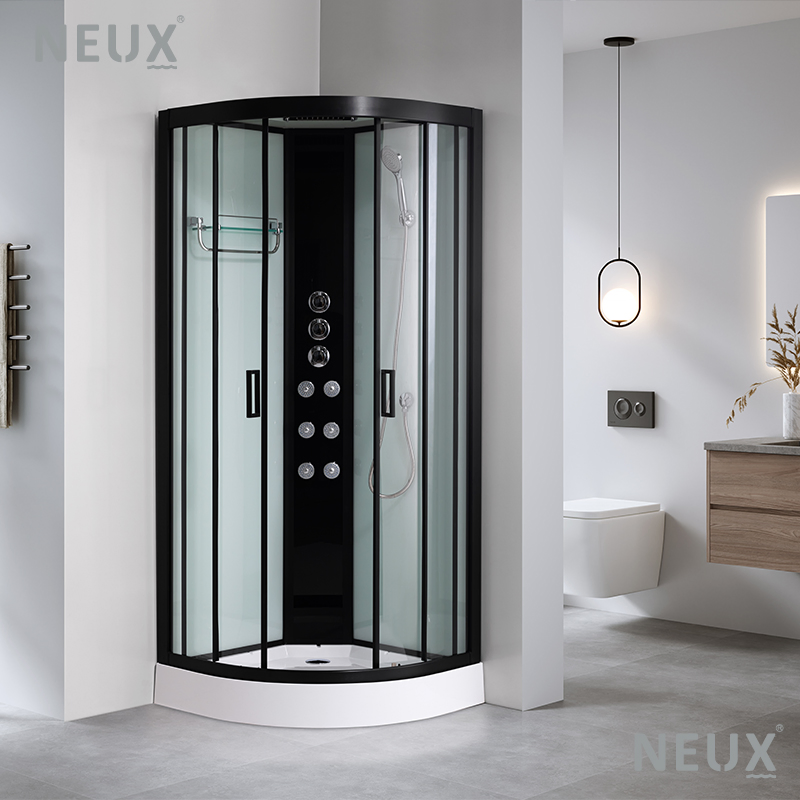 European Trend Corner Shower SPA Unit Shower Rooms Hydro Shower Cabin with Tray