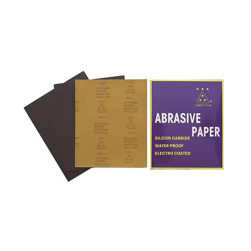 Водостойкая наждачная бумага из черного карбида кремния