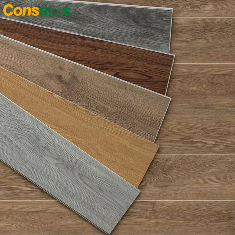 Factory Price Wood Texture Floating Parquet Piso De Vinilico PVC Vinyl Plank Spc Flooring
