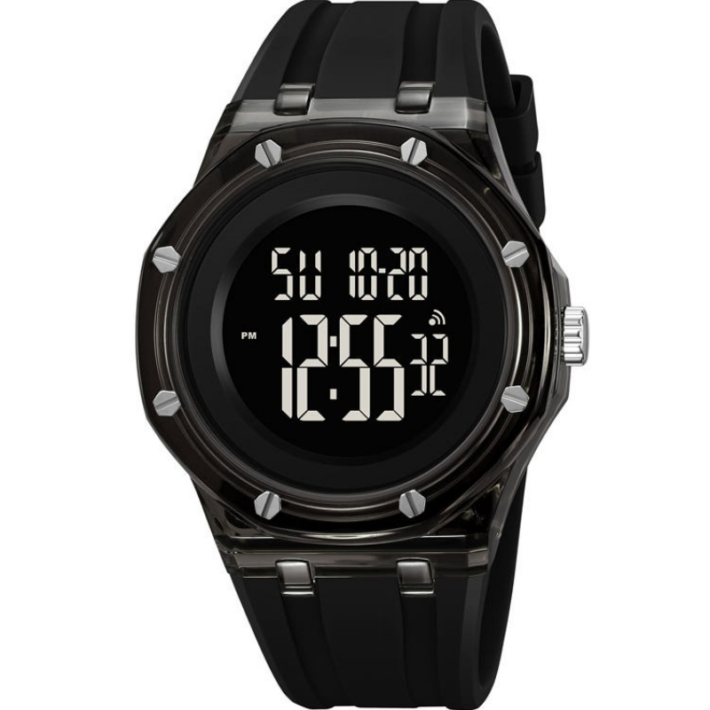 Skmei Men's Sport Digital Watch Waterproof 5ATM Fashion Design Luminous Silicon Strap
