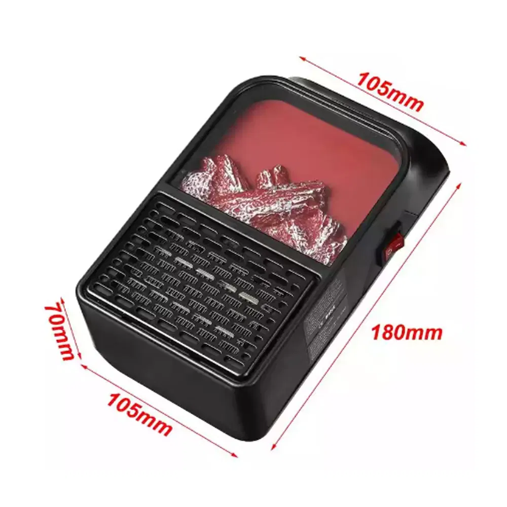 500W Heating Fan Elektrische Kachel Table The Home Room Space Mini Fan Electric Heater for Winter Portable Heater