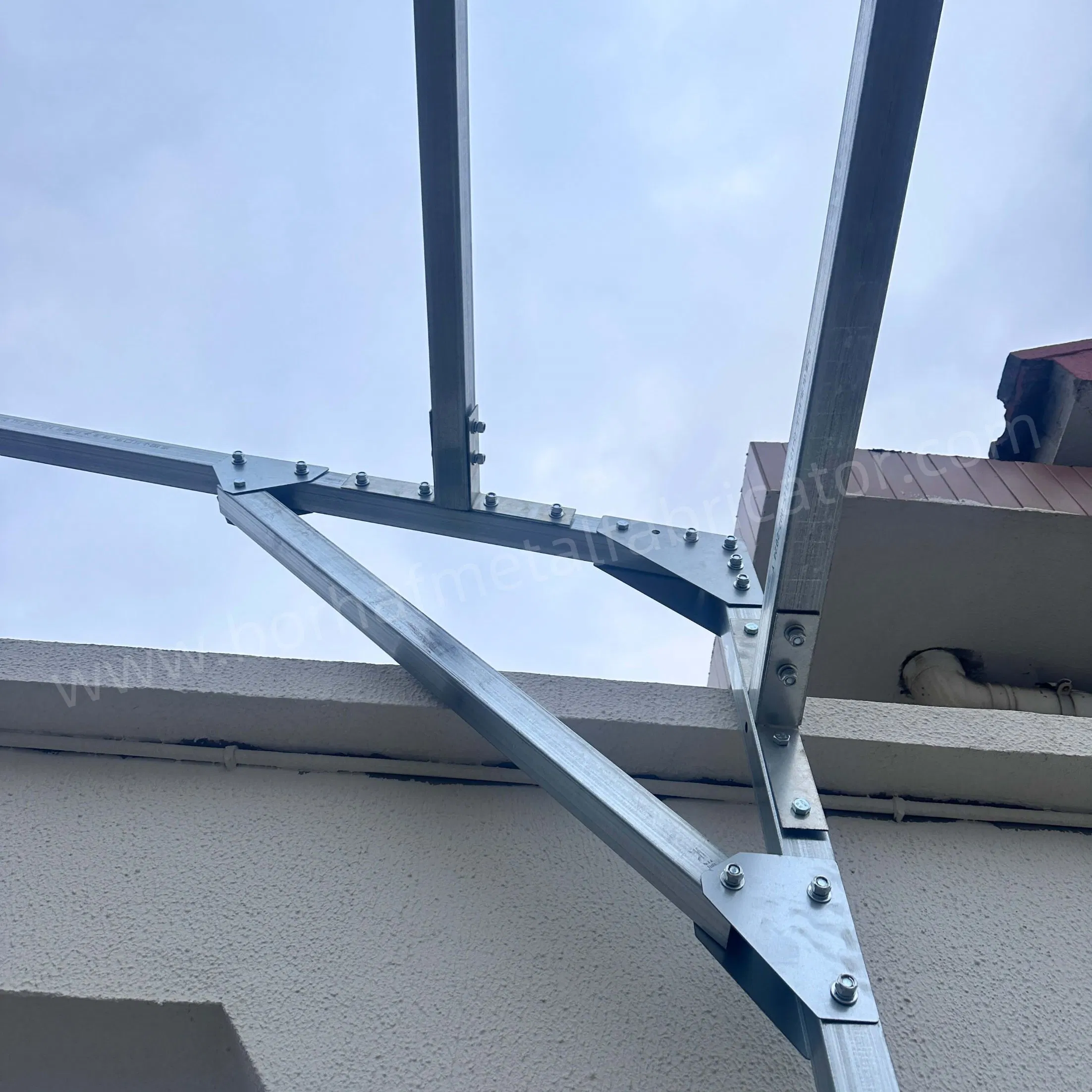 20*20FT Shelter Metal Two Car Carport (Frame Only) for Car Parking