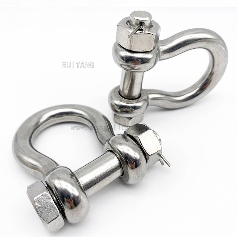 Dee and Bow Shackle in Stainless Steel Rigging and Hardware