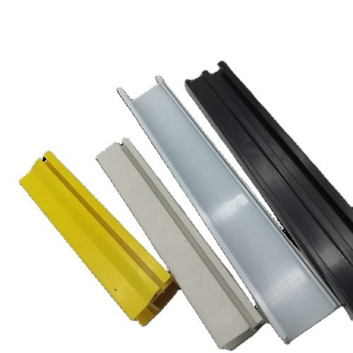 Custom U-Shape Channel Cable Cover PVC Extrusion Profiles Plastic Extruded U Channel Profile Door Sliding Track Profile