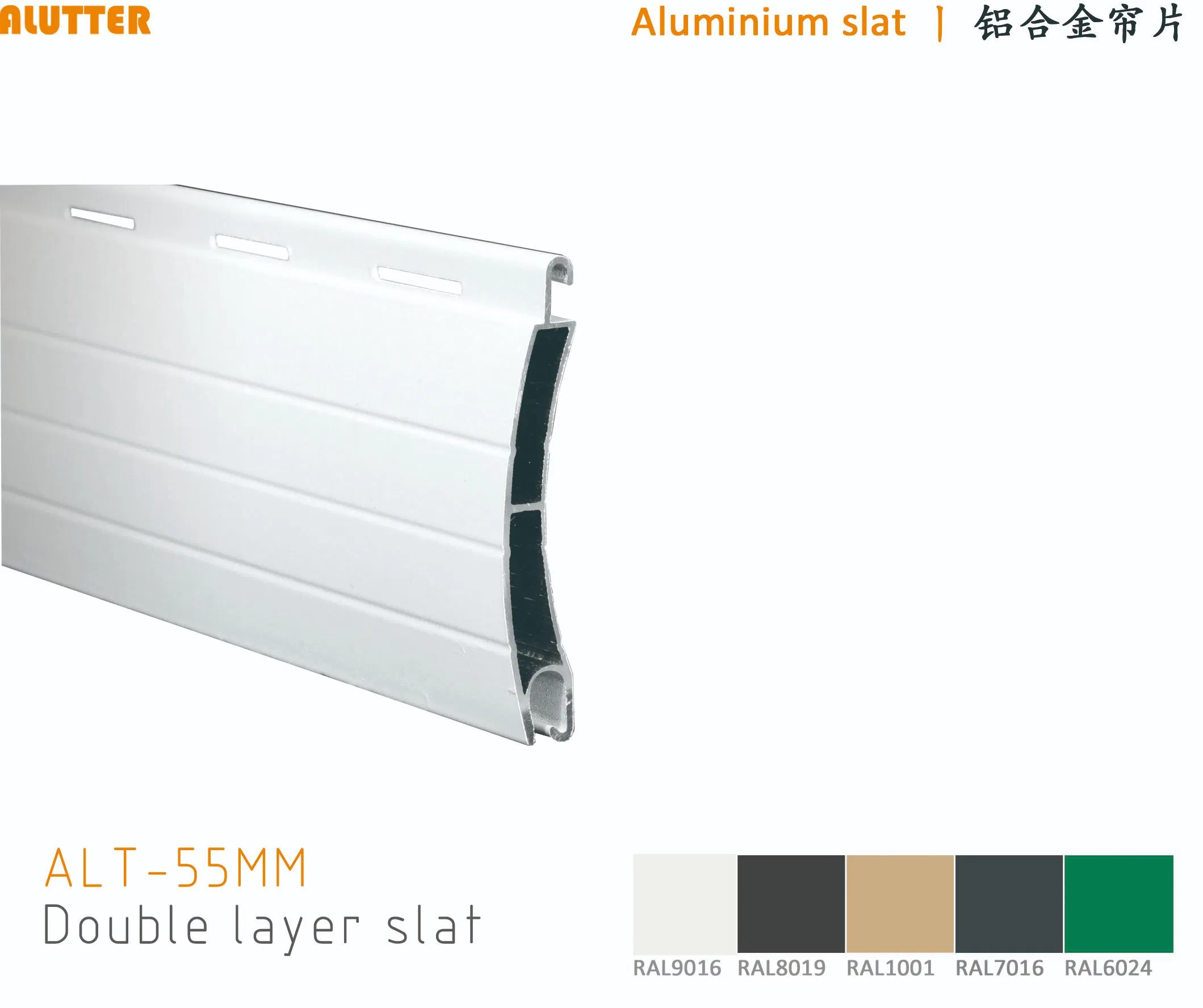 New Model Aluminum Roller Door / Steel Rolling Shutter Door Fow Garage Warehouse Use