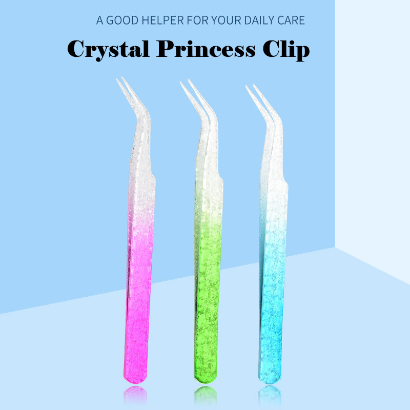 Salon Grade High-Precision Multi-Purpose Curved False Eyelash Jewelry Making Nail Art Tweezers
