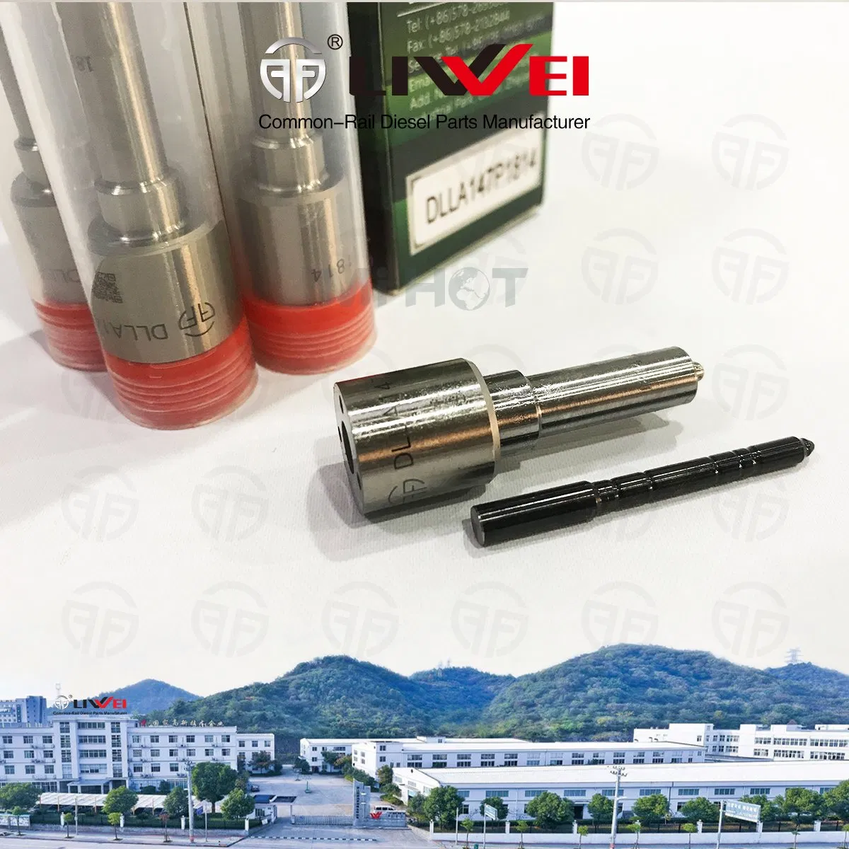 Liwei Common Rail Diesel Nozzle DLLA147P1814 для инжектора 0445120153
