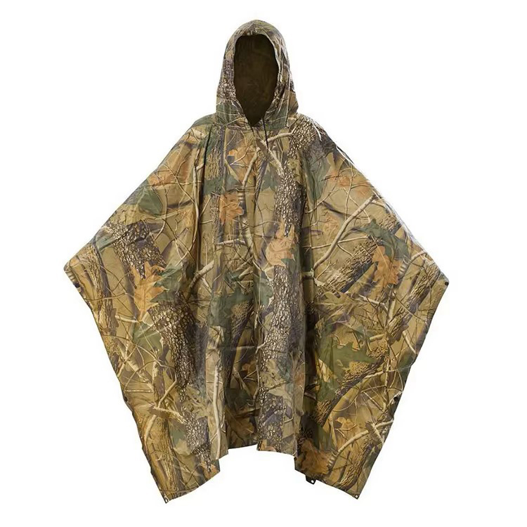 Premium Lightweight Waterproof Poncho for Solo Rain Protection