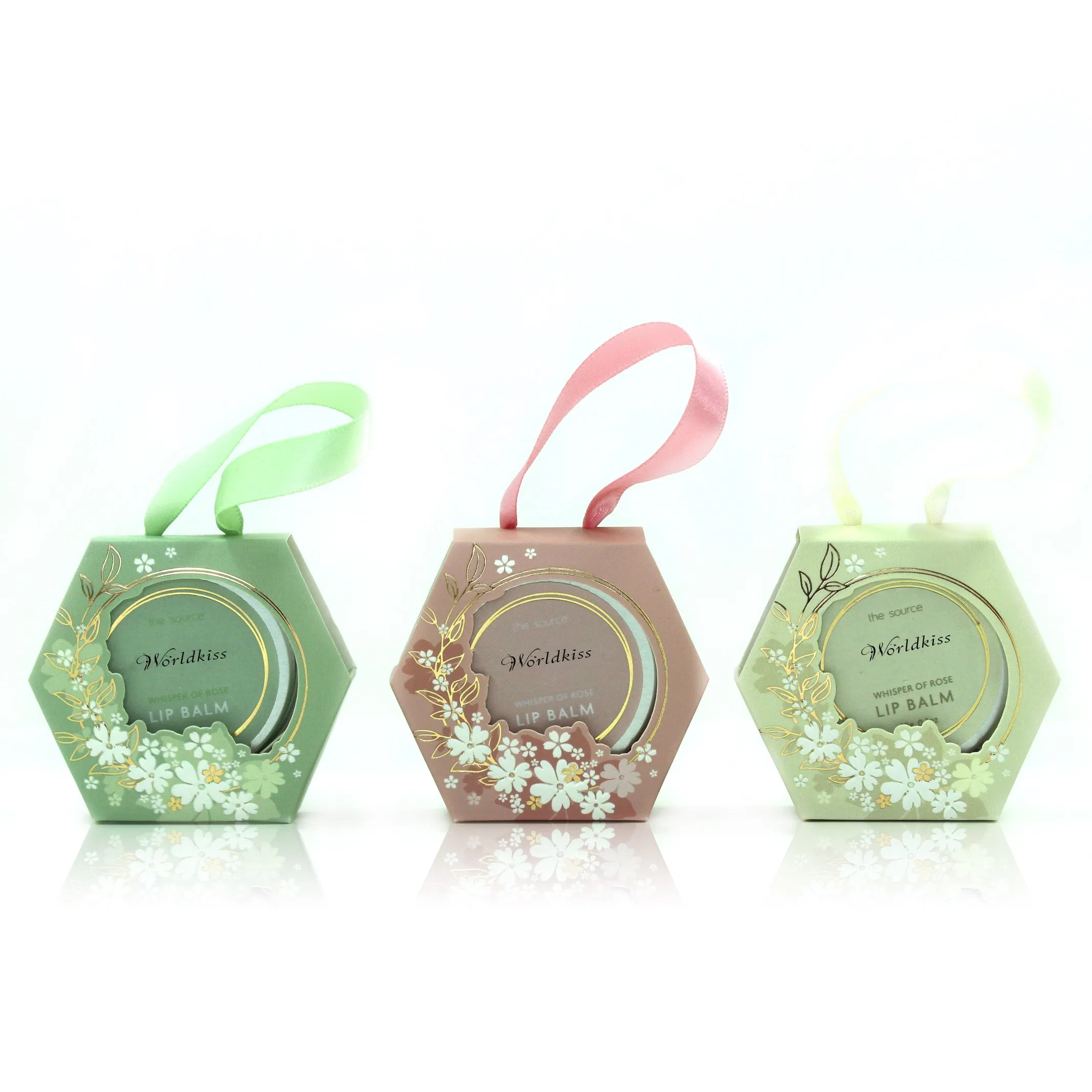 Custom Pink Cute Vegan Exfoliating Moisturizing Lip Care Gift Set Lip Balm