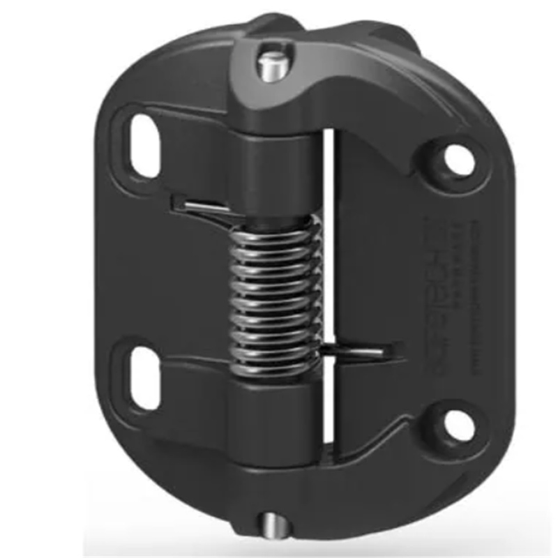 Safetech Hardware Gate Hinge Door Latch Polymer Black Fixed Tension Self Closing Adjustable Gate Hinges
