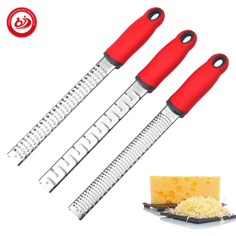 Cheese Grater Citrus Zester Lemon Zester for Cheese Ginger Garlic Nutmeg Chocolate Vegetable Fruits with Protective Cover