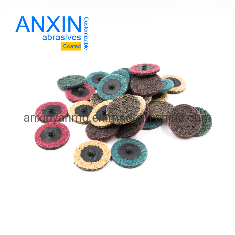 Premium 2-Inch Brown Quick Change Sanding Disc with Rubber Holder