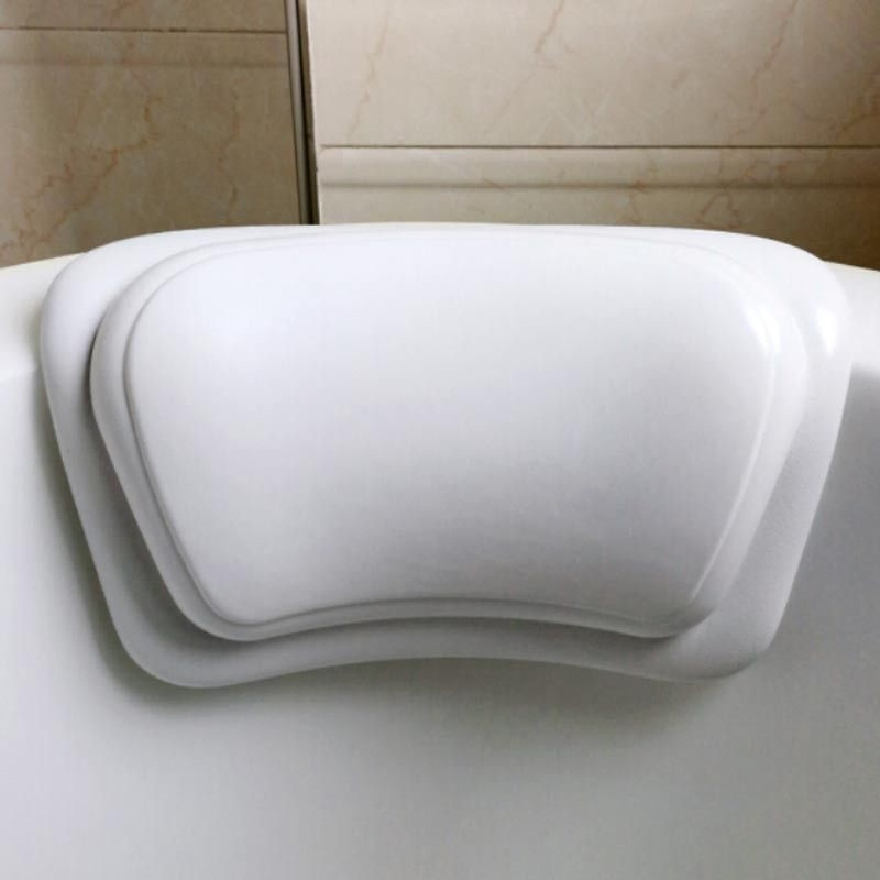 High Quality Bathroom Accessories Black PU Bath Pillow