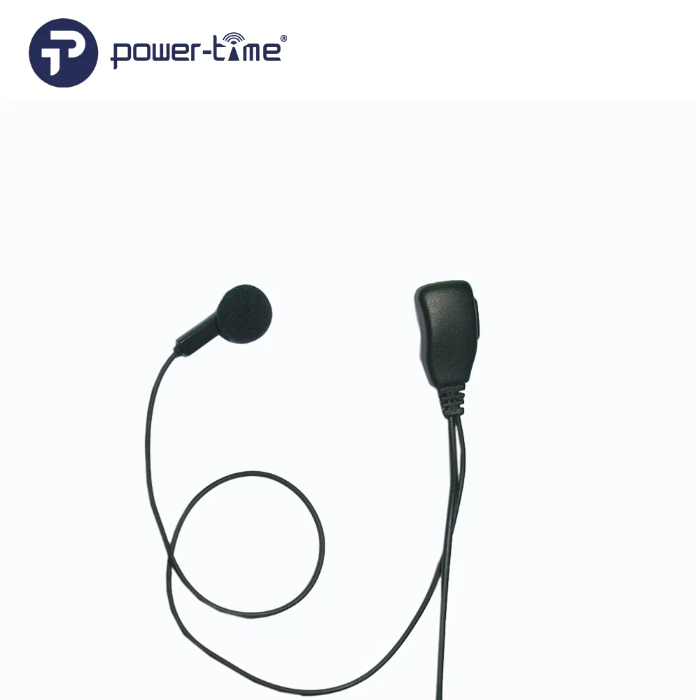Two-Way Radio Flat Earbud Earpiece with 2 Pin Connector for IC-F200