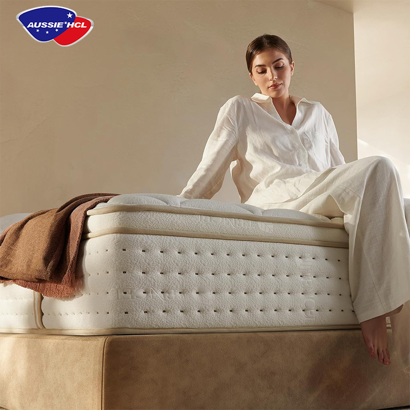 7 Zone Luxury Hotel Pocket Spring Mattress Compressed Memory Foam Mattress in Box From Mattress Manufacturer