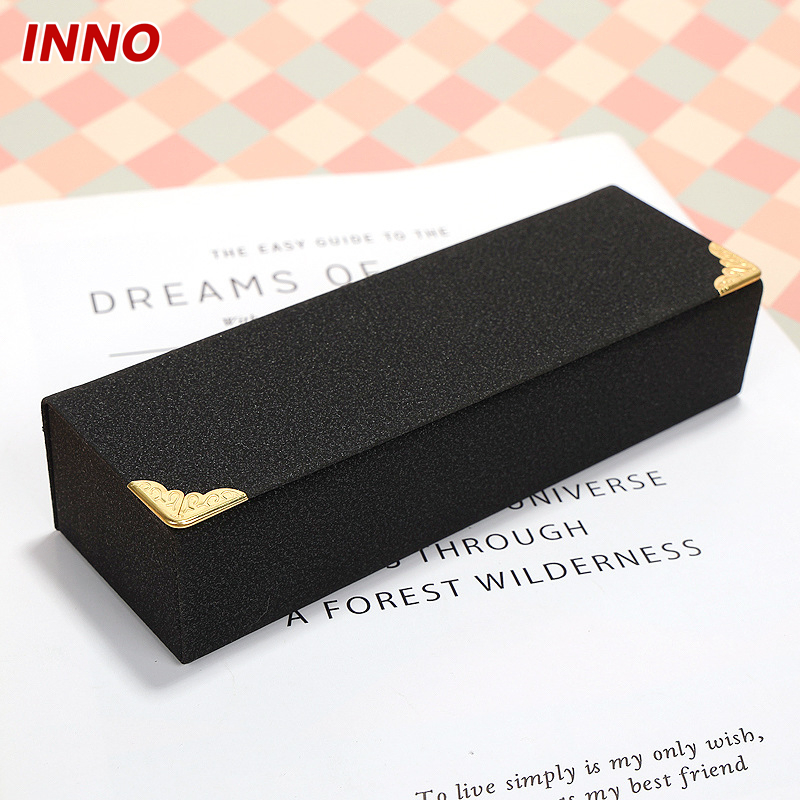 Inno-T189 High-End Handmade Glasses Case Macaroon Colour PU Leather Hard Case for Optical Glasses and Sunglasses, Custom Colur, Eco-Friendly