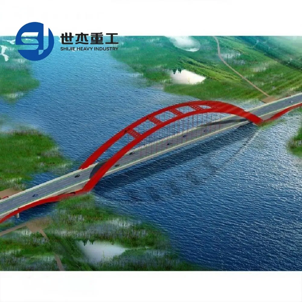 Factory Direct China Q345/Ss400/A36 Grade Steel Structure Bridge Large Inventory Fast Delivery Welding Processing