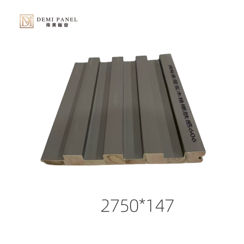 Contemporary 3D Wall Panels with Solid Grille, Foshan Quality