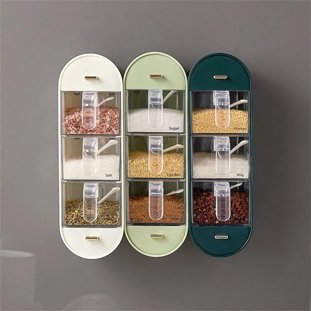 Easy Instal Kitchen No-Punch Wall Mounted Spice Dispenser