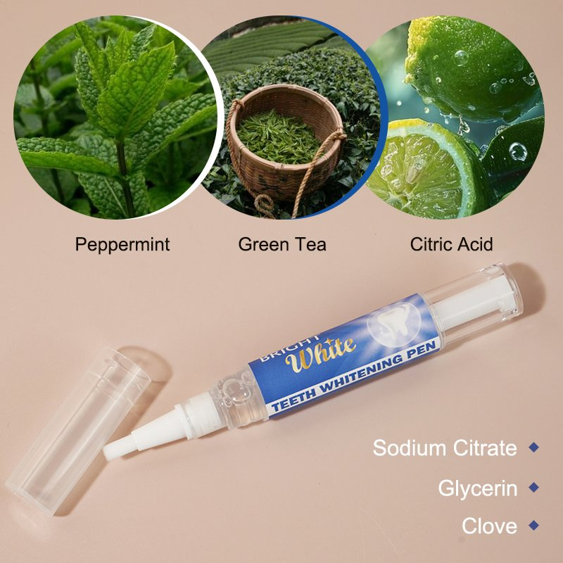Private Label Oral Care Korean Herbal OEM Oral Health Teeth Whitening Gel Grillz for Teeth Organic Green Tea Teeth Whitening Pen